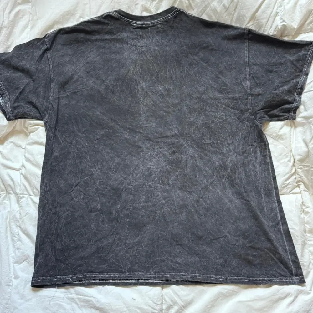 Nirvana smiley graphic band tee m‎ casual cotton alt grunge short sleeve emo
